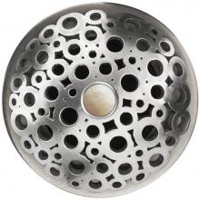 Linkasink D017 SS-SCR03-N - Loop Grid Strainer - White Stone Screw, No Overflow
