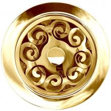 Linkasink D072 PSB - Hawaiian Quilt Disposal Flange with Stopper