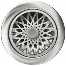 Linkasink D075 SS - Star Disposal Flange with Stopper
