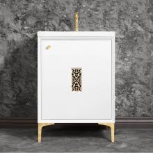 Linkasink VAN30W-012-BC - FRAME with Filigree Grate 30'' Wide Vanity, Black, Black Hardware, 30'' x 22&a
