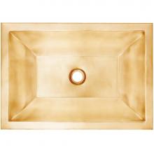 Linkasink BLD106UB - Coco Rectangular Builder's Series Smooth Metal