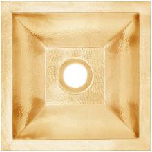 Linkasink BLD113-3.5UB - Coco Square Builder's Series Hammered Metal