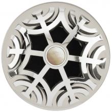 Linkasink D011PS-SCR02-O - Maze Grid with Mother of Pearl Screw