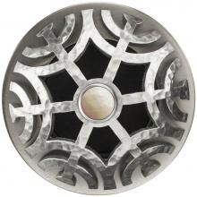 Linkasink D011SH-SCR02-O - Maze Grid with Mother of Pearl Screw