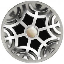 Linkasink D011SS-SCR02-O - Maze Grid with Mother of Pearl Screw