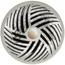 Linkasink D013PH-SCR02-O - Herringbone Grid with Mother of Pearl Screw
