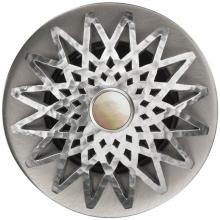 Linkasink D015SH-SCR02-O - Star Grid with Mother of Pearl Screw