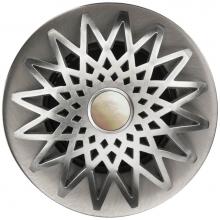 Linkasink D015SS-SCR02-O - Star Grid with Mother of Pearl Screw