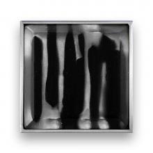 Linkasink VH006PN-06 - 3'' Artisan Glass Prism Vanity Hardware, Small Square with Black Tiger Prism
