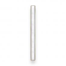 Linkasink VH008PB-01 - 18'' Artisan Glass Prism Vanity Hardware, Large Rectangle with White Prism
