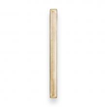 Linkasink VH008PB-BRS - 18'' Artisan Glass Prism Vanity Hardware, Large Rectangle with Églomisé Prism