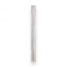 Linkasink VH008SN-SLV - 18'' Artisan Glass Prism Vanity Hardware, Large Rectangle with Églomisé Prism
