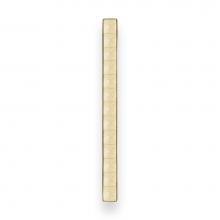 Linkasink VH009PB-BRS - 18'' Artisan Glass Prism Vanity Hardware, Large Rectangle with Églomisé Pyrami