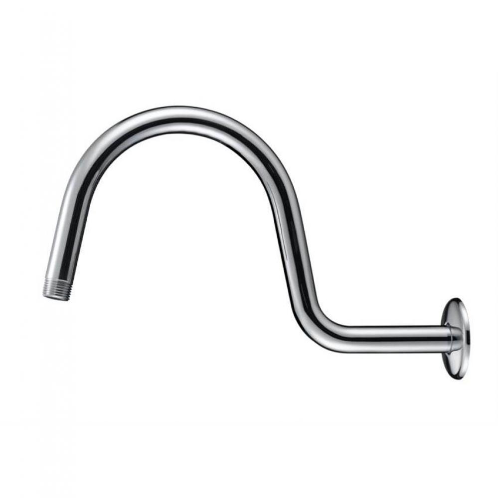 12'' 'S' Style Shower Arm & Flange