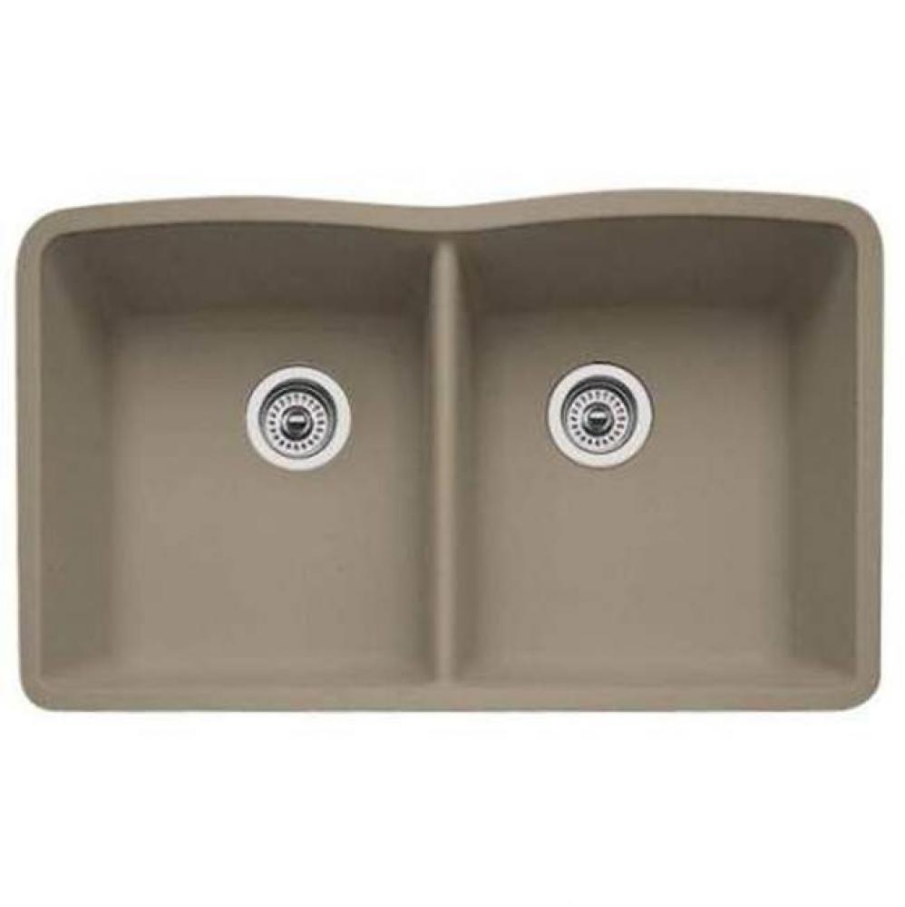 SILGRANIT® Double Bowl 50/50 Undermount Sink