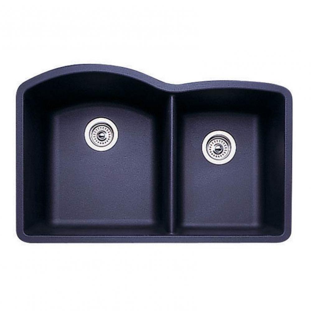SILGRANIT® Double Bowl 60/40 Offset Undermount Sink