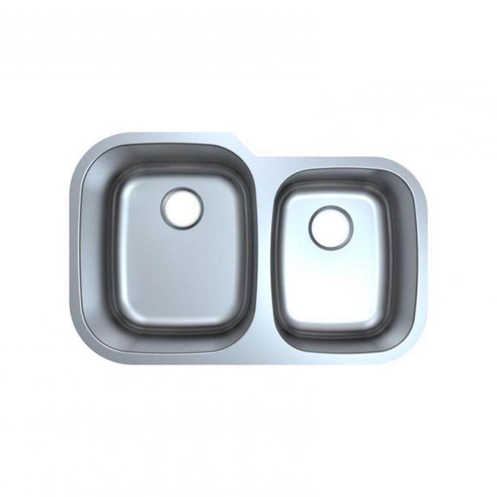 16 Gauge Double Bowl Sink