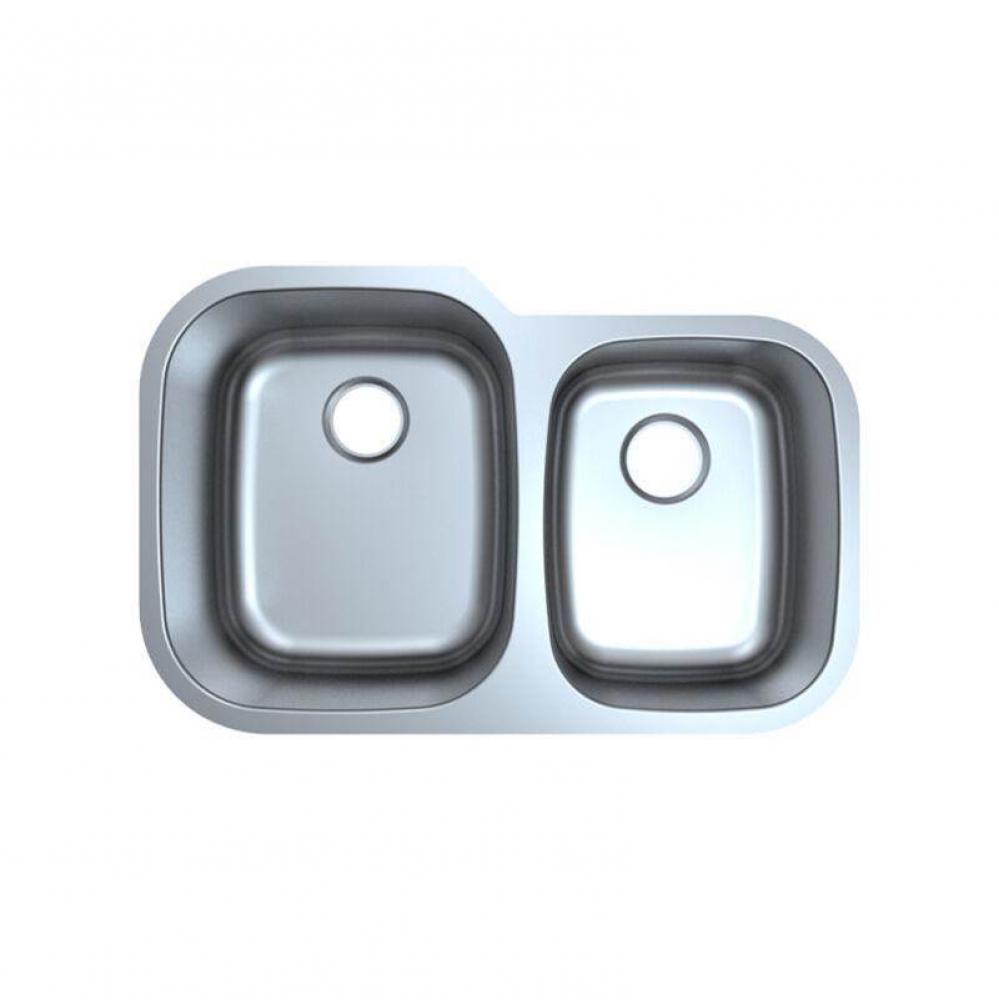 16 Gauge Double Bowl Sink