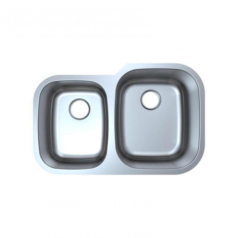 16 Gauge Double Bowl Sink