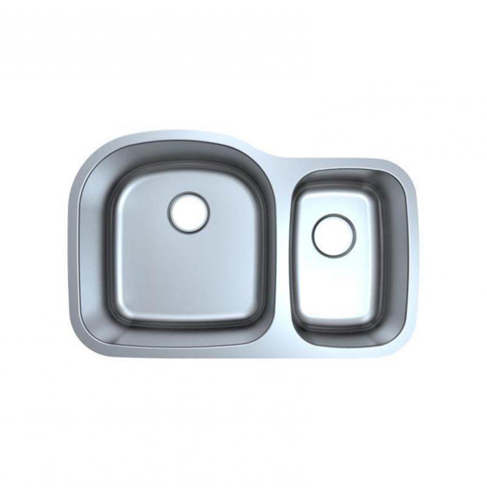 16 Gauge Double Bowl Sink