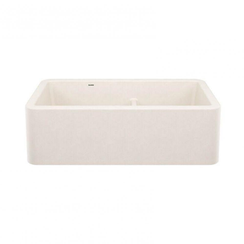 SILGRANIT® Double Bowl 60/40 Offset Low Divide Apron Front Sink