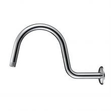 Luxart LS12SA-CP - 12'' 'S' Style Shower Arm & Flange