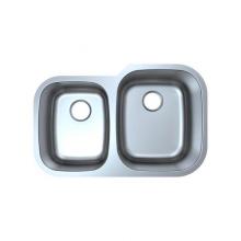 Luxart LXUD3221R - 16 Gauge Double Bowl Sink