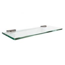 Luxart LXSS0515-BN - LXSS0515-BN 5'' x  15'' Glass Shelf