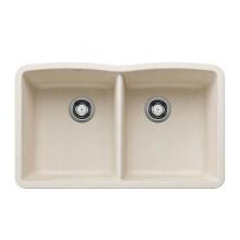 Luxart LX443069 - SILGRANIT® Double Bowl 50/50 Low Divide Undermount Sink