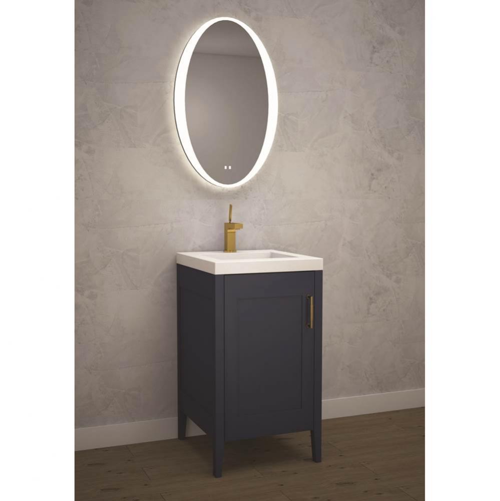 Encore 20'' Free Standing Vanity Sapphire/HW: Polished Chrome(PC)