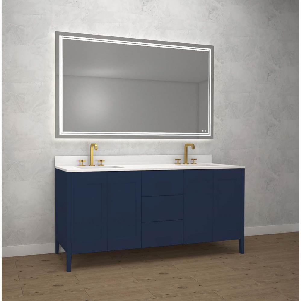 Encore 72'' Free standing Vanity Sapphire - No Handles