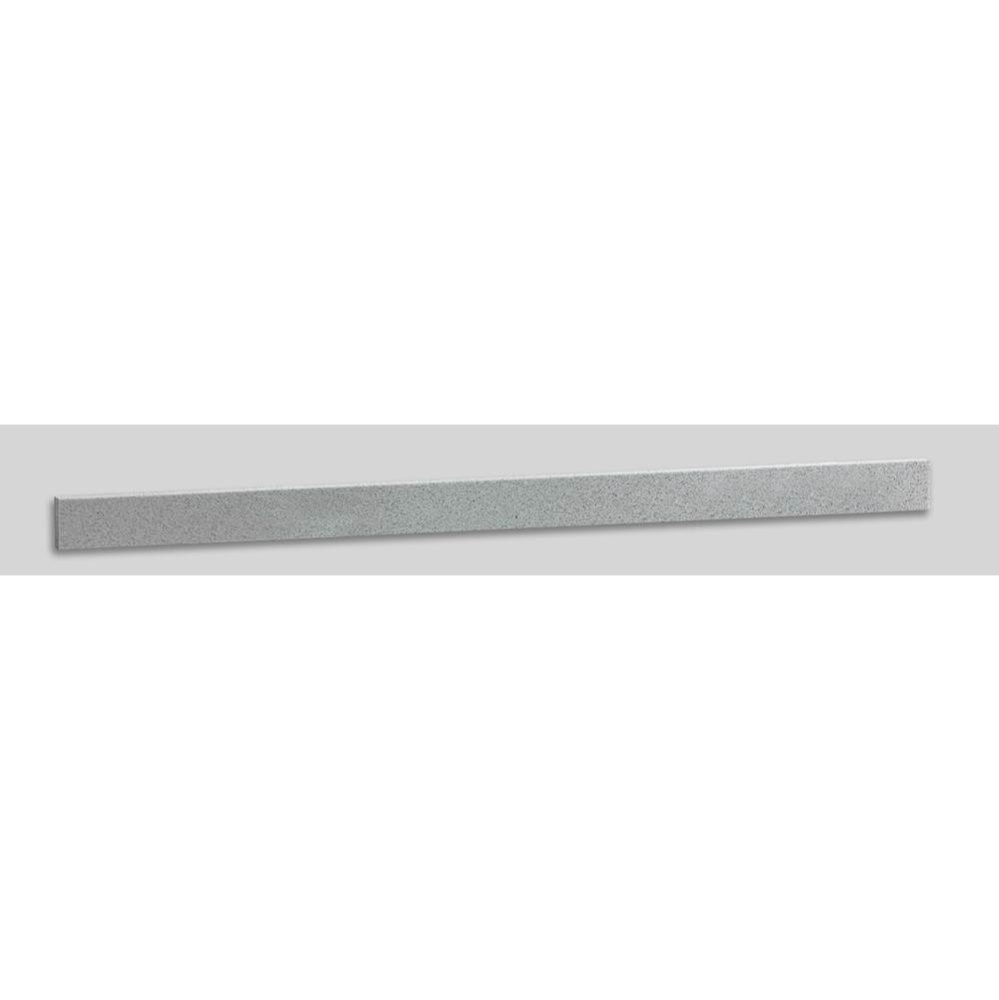 Quartzstone Backsplash, 48'' x 4'' x 3/4'', Silver Grey