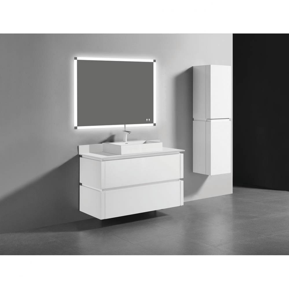 Cube 48C'' Wall hung  Vanity Cabinet in White