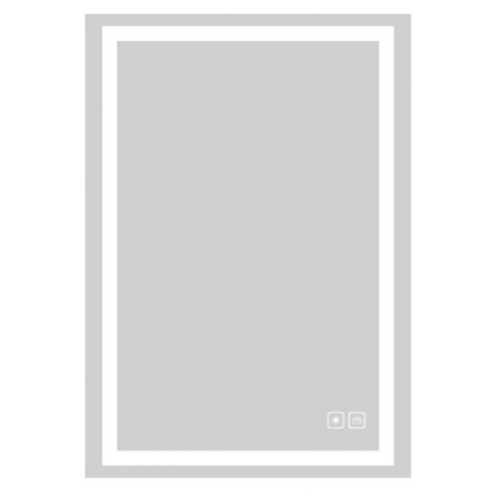 Serenity III Lighted Slique Mirror, 30'' x 30'' x 7/8'', Rectangular