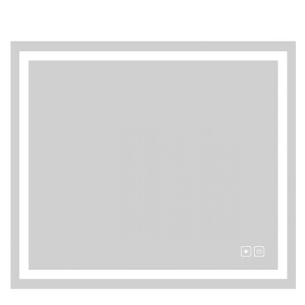 Serenity III Lighted Slique Mirror, 48'' x 36'' x 7/8'', Rectangular