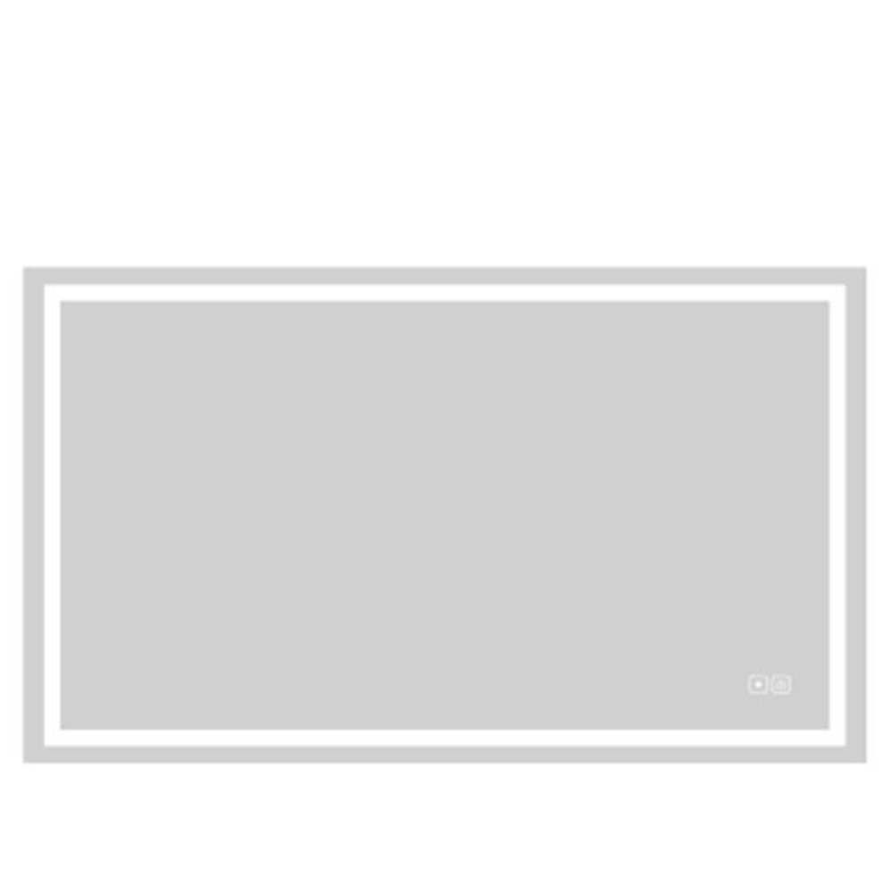 Serenity III Lighted Slique Mirror, 72'' x 36'' x 7/8'', Rectangular