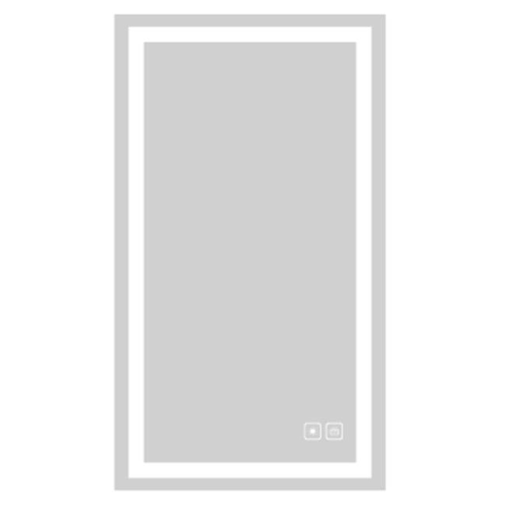 Serenity III Lighted Slique Mirror, 24'' x 48'' x 7/8'', Rectangular