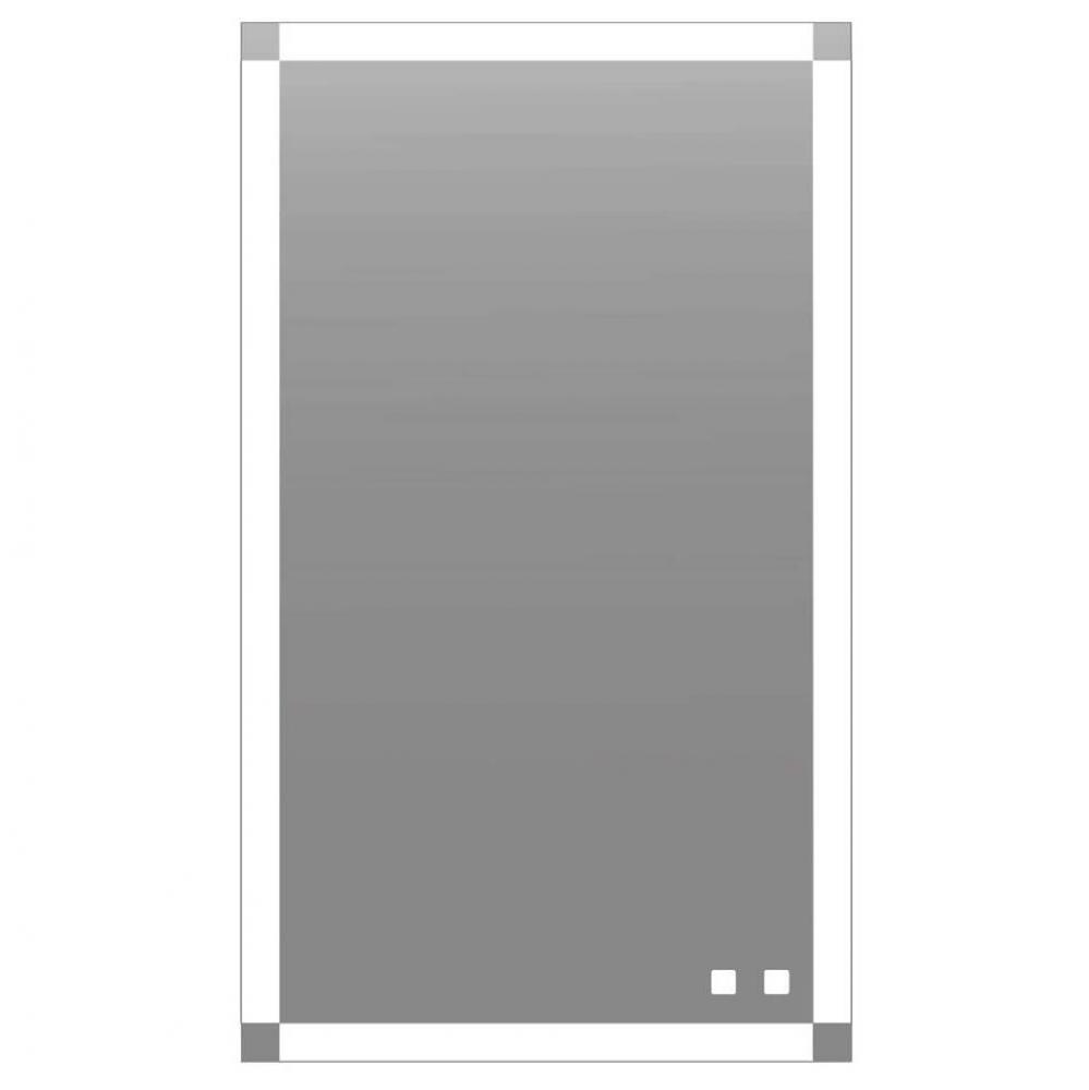 Tranquiliity II Lighted Slique Mirror, 24'' x 42'' x 7/8'', Rectangu