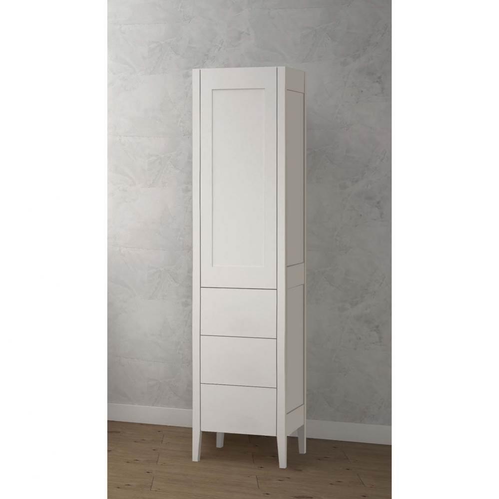 Encore 18''W x 18''D x 76''H Free Standing Linen Cabinet R Hinged In