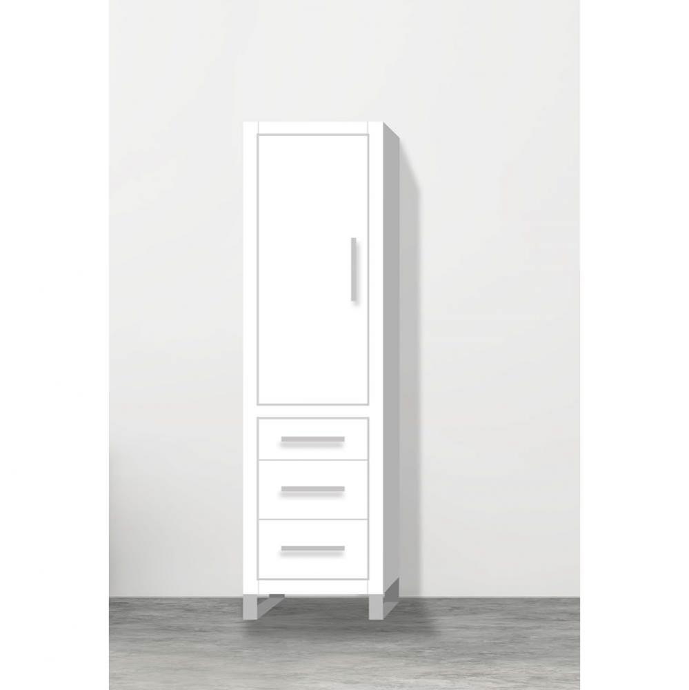 Madeli Estate 20''W x 18''D x 76''H Free Standing Linen Cabinet L Hi