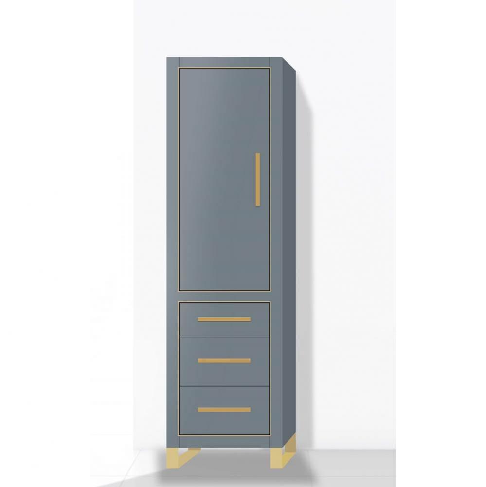 Madeli Estate 20''W x 18''D x 76''H Free Standing Linen Cabinet R Hi