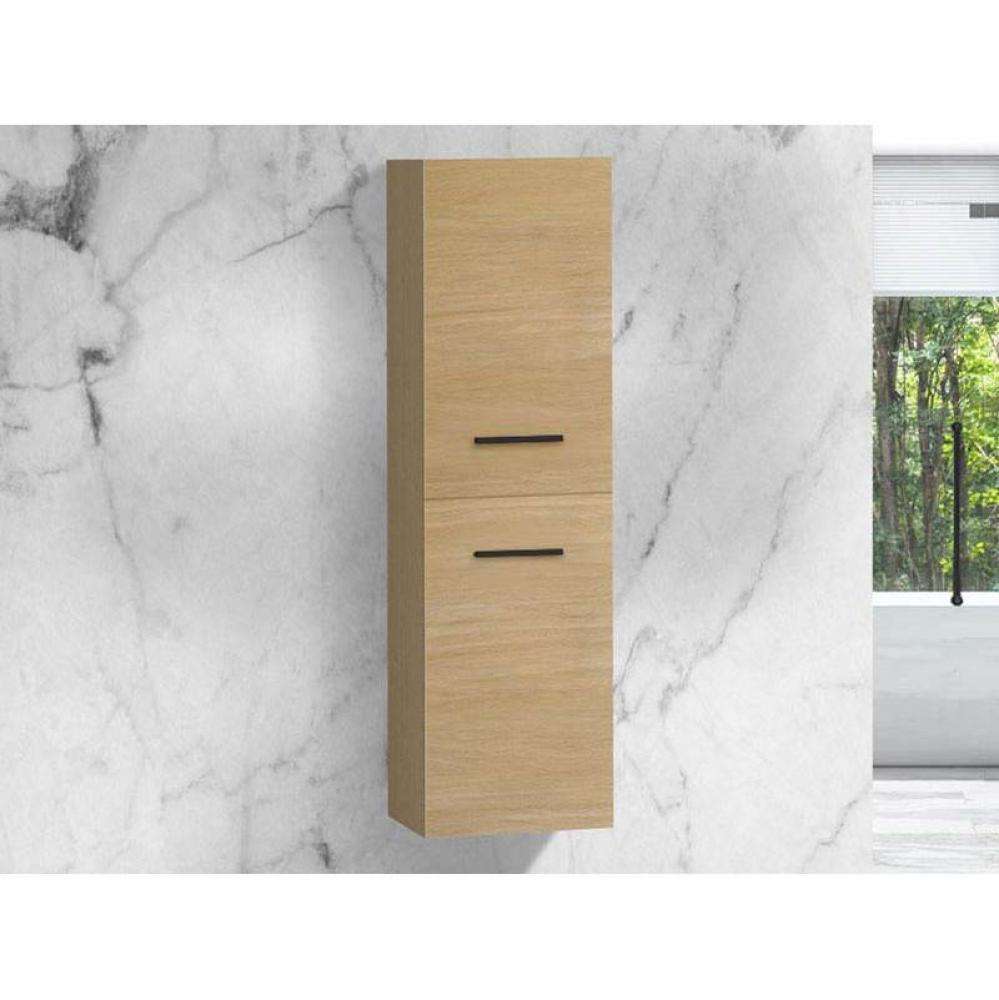 Omni 20''W x 18''D x 71''H Wall Hung Linen Cabinet L Hinged in Natur