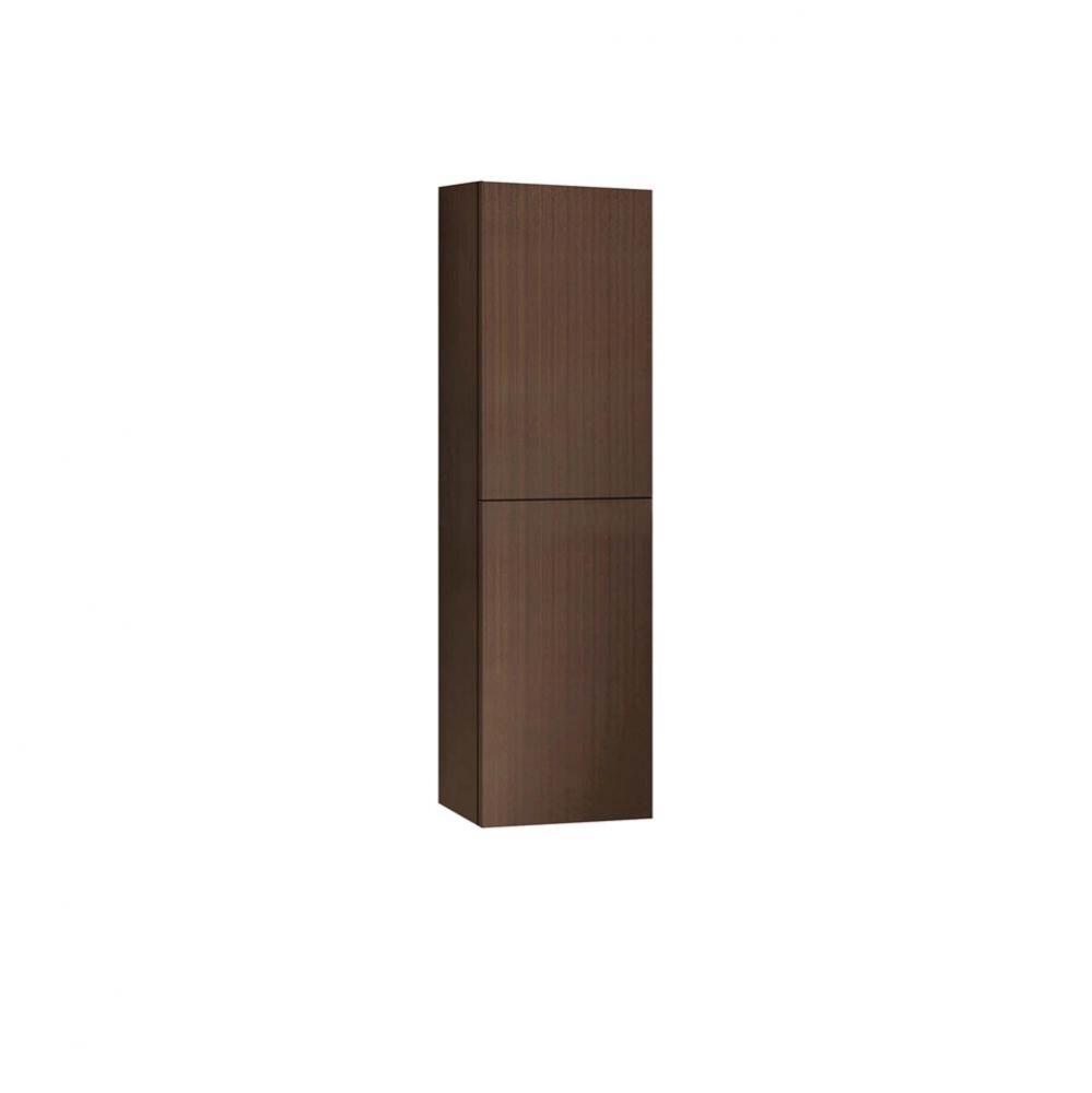 Omni 20''W x 18''D x 71''H Wall Hung Linen Cabinet R Hinged in Walnu