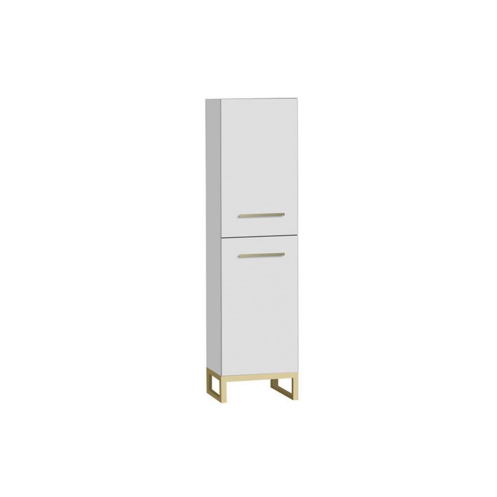 Savvy 20''W x 18''D x 71''H Free Standing Linen Cabinet L Hinged in