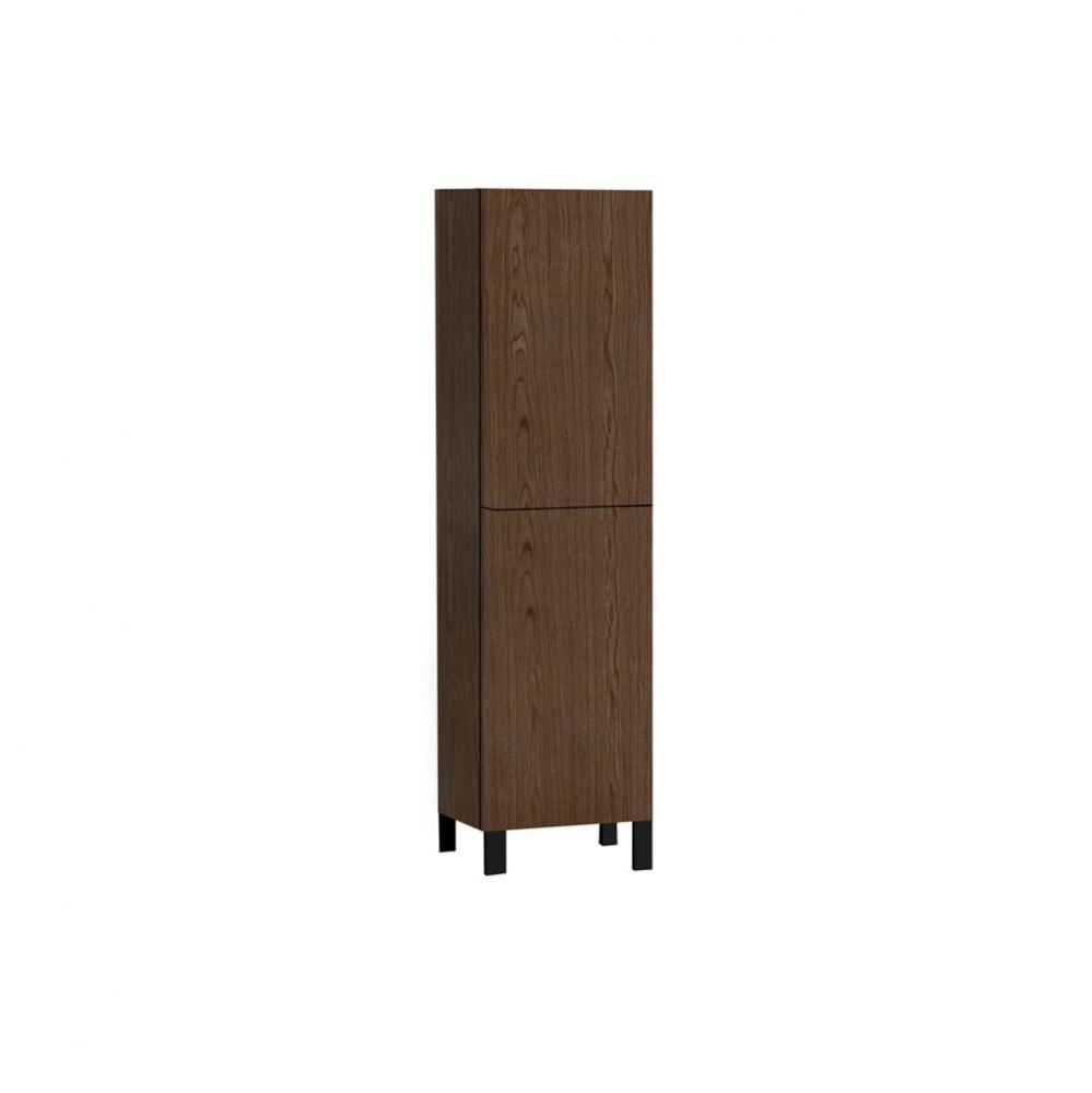 Savvy 20''W x 18''D x 71''H Free Standing Linen Cabinet L Hinged in