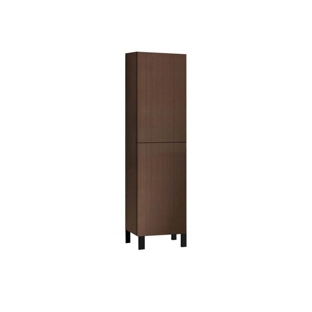Savvy 20''W x 18''D x 71''H Free Standing Linen Cabinet L Hinged in