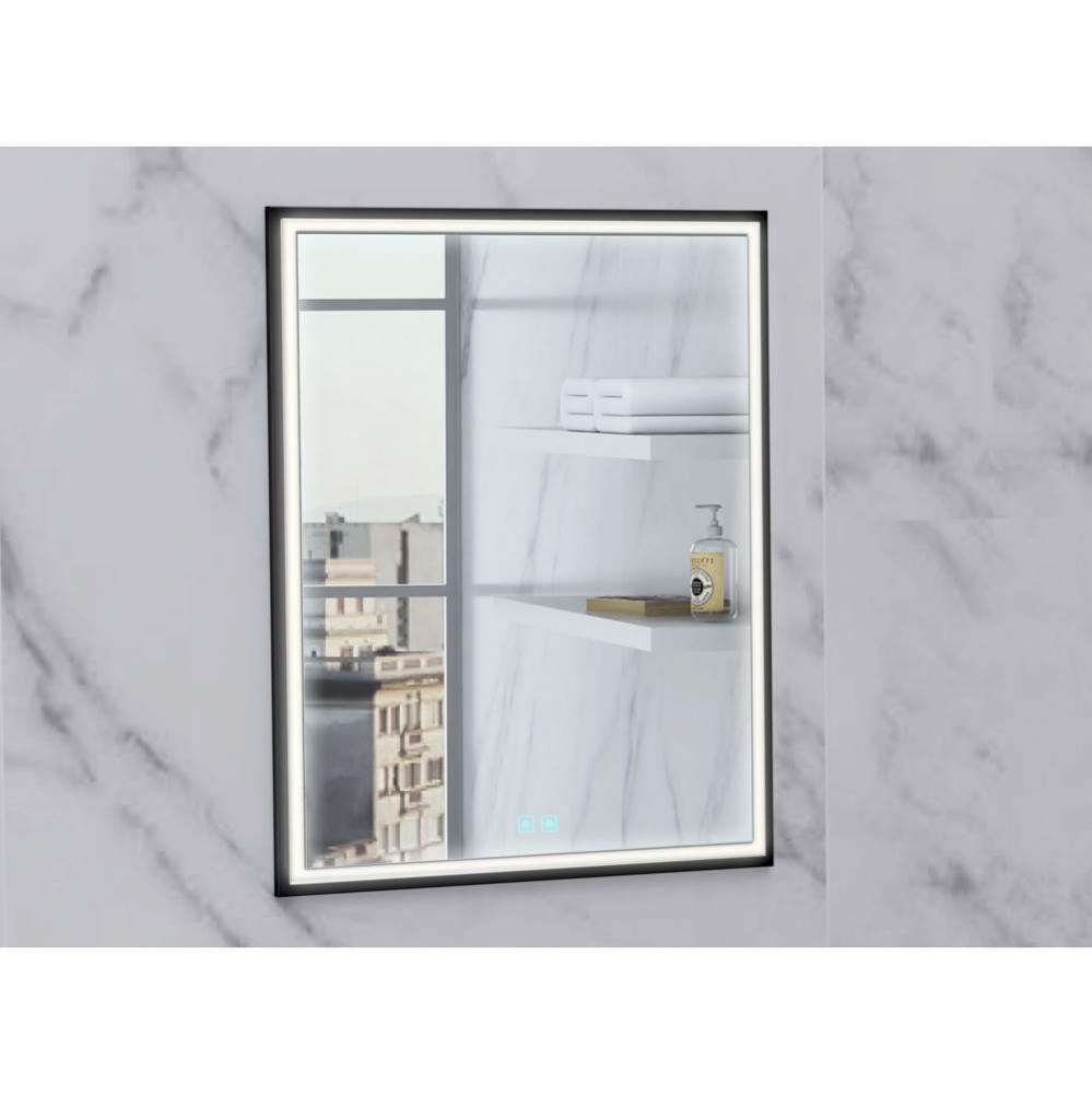 Illusion Lighted Mirrored Cabinet, Recessed Mount, 20'' x 30'' x 4-3/4'&a