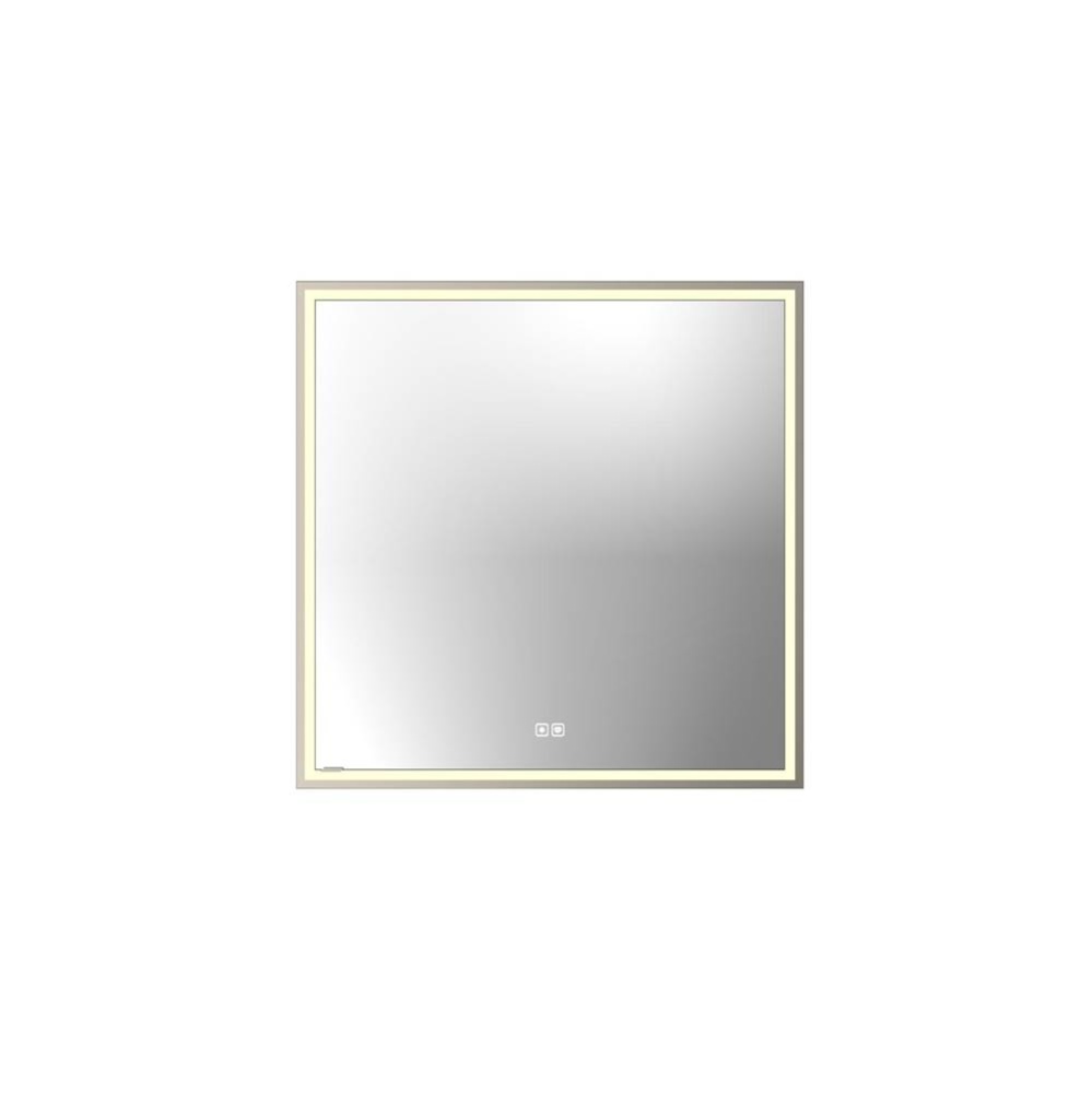 Illusion Lighted Mirrored Cabinet, Recessed Mount, 30'' x 30'' x 4-3/4'&a
