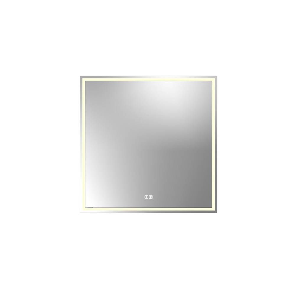 Illusion Lighted Mirrored Cabinet, Recessed Mount, 30'' x 30'' x 4-3/4'&a