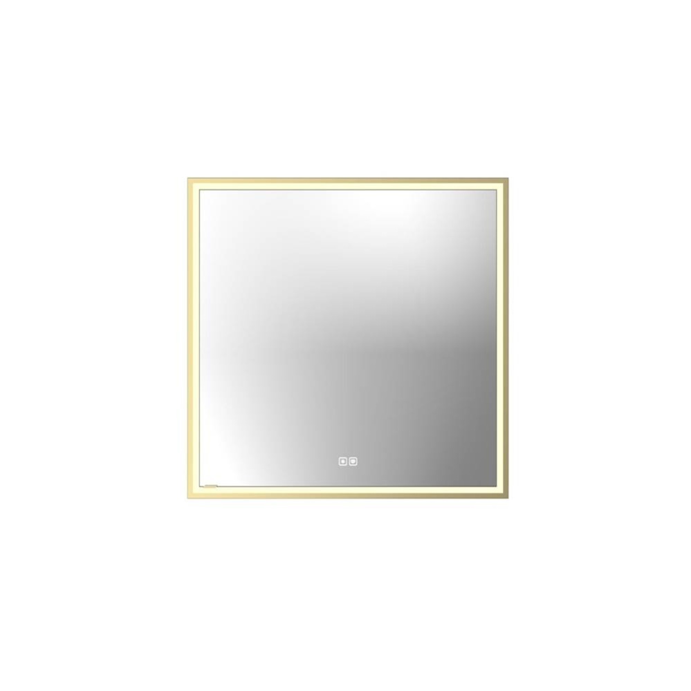 Illusion Lighted Mirrored Cabinet, Recessed Mount, 30'' x 30'' x 4-3/4'&a